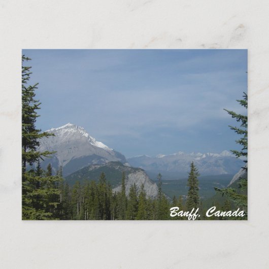 Banff Alberta Canada, Canadees Nationaal Park Briefkaart (Voorkant)