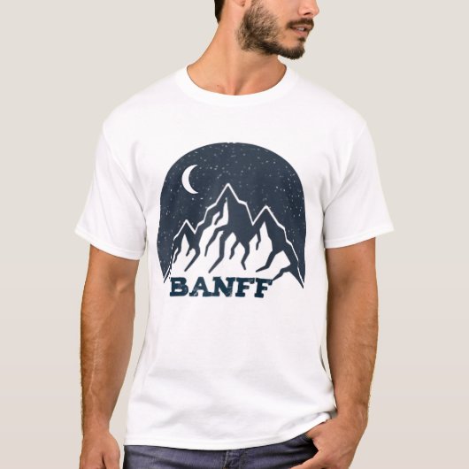 Banff Alberta Canada Day Hiking Mountains Camping T-shirt (Voorkant)