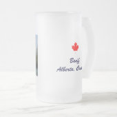 Banff Alberta Canada Matglas Bierpul (Voorkant rechts)