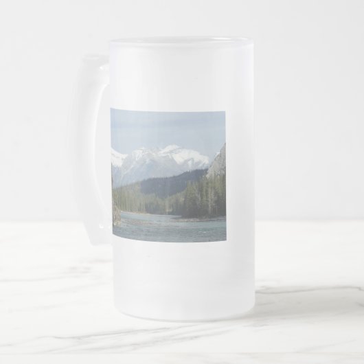 Banff Alberta Canada Matglas Bierpul (Voorkant links)