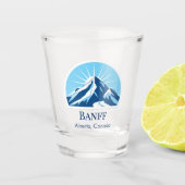Banff Alberta Canada Shot glass Glas (Voorkant)
