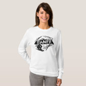 Banff Alberta Canada ski hoodie T-shirt (Voorkant volledig)
