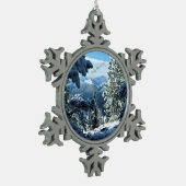 Banff, Alberta, Canada Tin Sneeuwvlok Ornament (Links)