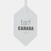 Banff Alberta Canada Travel Keepomwille Souvenir Glas Ornament (Voorkant Rechts)