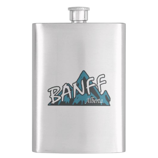 Banff Alberta-gebergte Flacon (Voorkant)