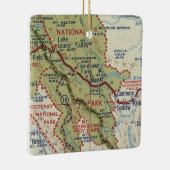 Banff Alberta  Map Keramisch Ornament (Rechts)