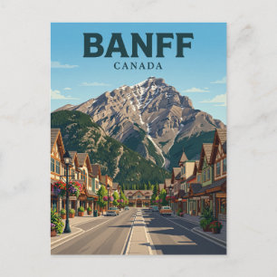 Banff Avenue Canada Briefkaart