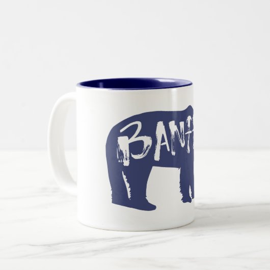 Banff Beer Tweekleurige Koffiemok (Voorkant links)