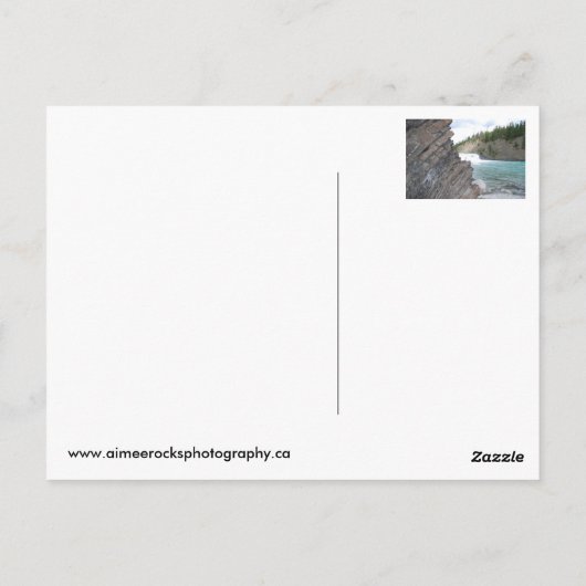 Banff Bow Herfst Post Card Briefkaart (Achterkant)