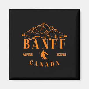 Banff Canada Alpen Skiën Skioord Berg Sou Magneet