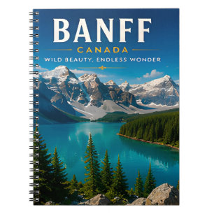 🏔️ Banff Canada Bergmeer Huisdecoratie 🍁 Notitieboek