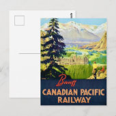 Banff Canada  Briefkaart (Voorkant / Achterkant)