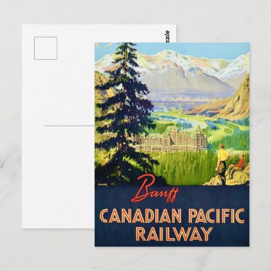 Banff Canada  Briefkaart (Voorkant / Achterkant)