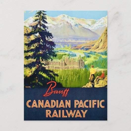 Banff Canada  Briefkaart (Voorkant)
