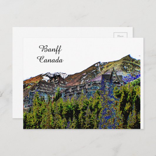 Banff, Canada, Briefkaart (Voorkant / Achterkant)