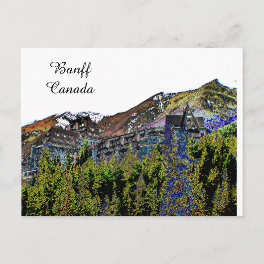 Banff, Canada, Briefkaart (Voorkant)