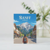 BANFF CANADA BRIEFKAART (Staand voorkant)