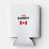 Banff Canada Canadian Flag Light Color Blikjeskoeler (Achterkant)