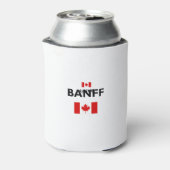 Banff Canada Canadian Flag Light Color Blikjeskoeler (Blikje Achterkant)