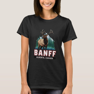 Banff Canada Elk Mountain T-shirt
