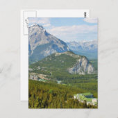 Banff Canada heeft gezien van het zwavelgebergte G Briefkaart (Voorkant / Achterkant)