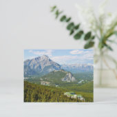 Banff Canada heeft gezien van het zwavelgebergte G Briefkaart (Staand voorkant)