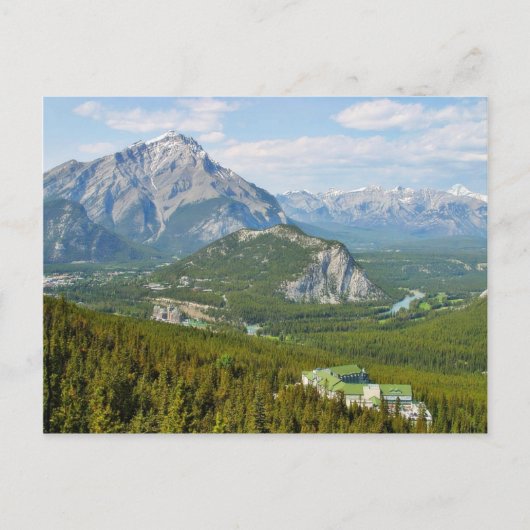 Banff Canada heeft gezien van het zwavelgebergte G Briefkaart (Voorkant)