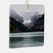 Banff Canada kerstversiering Keramisch Ornament (Rechts)