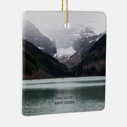 Banff Canada kerstversiering Keramisch Ornament (Rechts)