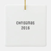 Banff Canada kerstversiering Keramisch Ornament (Achterkant)