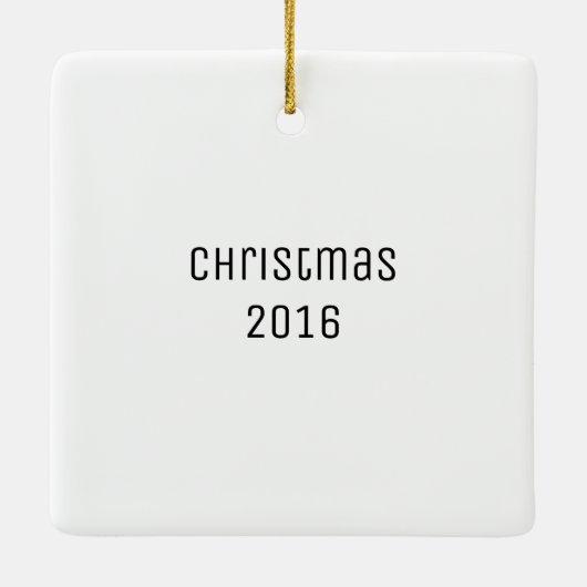 Banff Canada kerstversiering Keramisch Ornament (Achterkant)