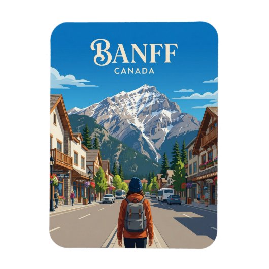 BANFF CANADA MAGNEET (Verticaal)