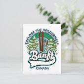 banff canada naar ski logo kaart (Staand voorkant)