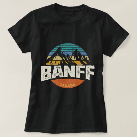 Banff Canada National Park Mountain Pullov T-shirt (Design voorkant)