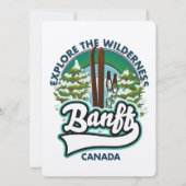 banff canada om te skiën logo (Achterkant)