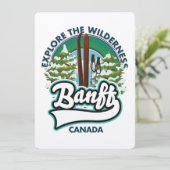 banff canada om te skiën logo (Staand voorkant)