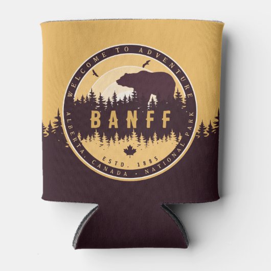 Banff Canada Rocky Mountains  Camping Blikjeskoeler (Voorkant)