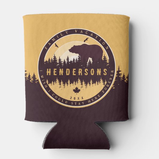 Banff Canada Rocky Mountains  Camping Blikjeskoeler (Achterkant)