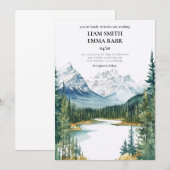 Banff Canada Rocky Mountains Kaart (Voorkant / Achterkant)