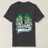 Banff Canada ski poster T-shirt (Design voorkant)