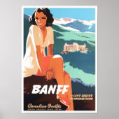 Banff Canada vintage poster (Voorkant)