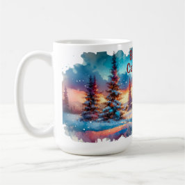 Banff Canada Waterverf Sketch | Koffiemok
