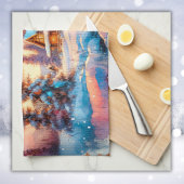 Banff Canada Waterverf Sketch | Theedoek