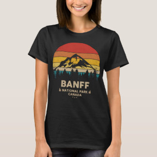 Banff - Canadees nationaal park Retro Souvenir T-shirt