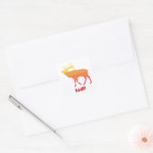Banff Elk Vierkante Sticker (Envelop)