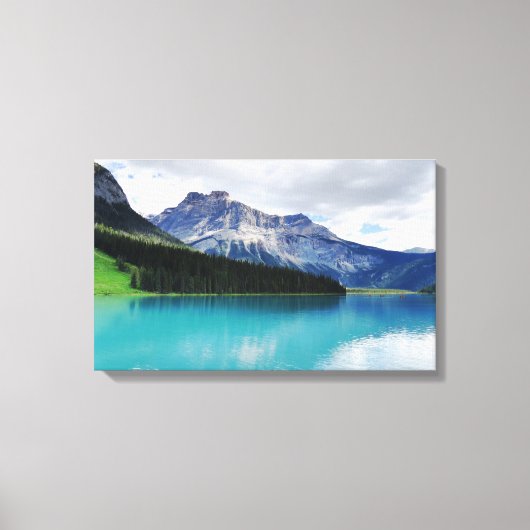 Banff Emerald Lake Canvas Print (Voorkant)