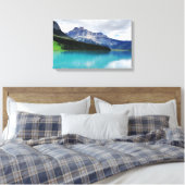 Banff Emerald Lake Canvas Print (Insitu (Slaapkamer))