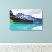 Banff Emerald Lake Canvas Print (Insitu (Houten vloer))