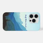 Banff Jasper Blauw iPhone Hoesje (Achterkant horizontaal)