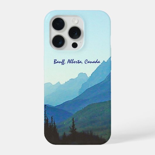 Banff Jasper Blauw iPhone Hoesje (Achterkant)